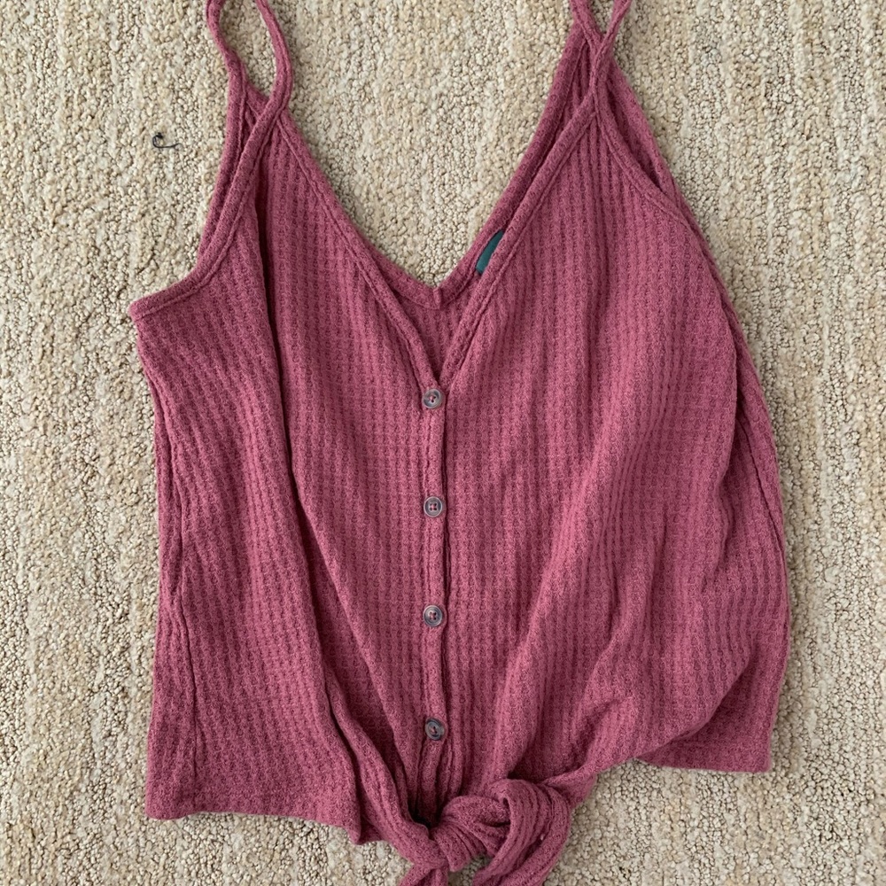 Tie front top